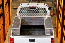 Load image into Gallery viewer, Deezee Universal Tool Box - Red Crossover - Single Lid BT Alum Full Size (Deep) - Back View