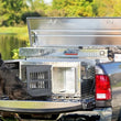 Load image into Gallery viewer, Deezee Universal Tool Box - Red Crossover - Single Lid BT Alum Full Size (Deep) - Installation View