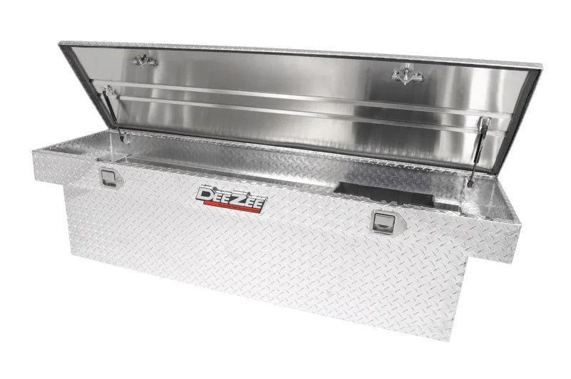 Deezee Universal Tool Box - Red Crossover - Single Lid BT Alum Full Size (Deep) - Additional View 5