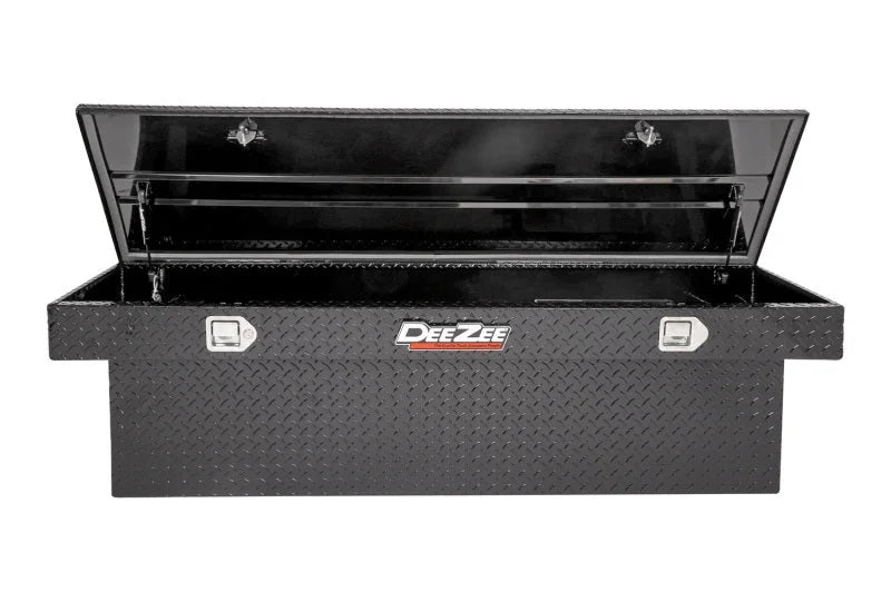Deezee Universal Tool Box - Red Crossover - Single Lid Black BT (Deep Black) - Installation View