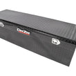 Load image into Gallery viewer, Deezee Universal Tool Box - Red Crossover - Single Lid Black BT (Deep Low) - Back View