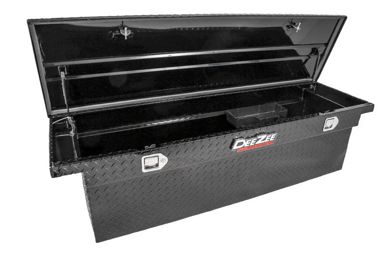 Deezee Universal Tool Box - Red Crossover - Single Lid Black BT (Deep Low) - Additional View 10