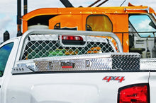 Load image into Gallery viewer, Deezee Universal Tool Box - Red Side Mount BT Alum 60In - Back View