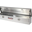 Load image into Gallery viewer, Deezee Universal Tool Box - Red Side Mount BT Alum 68In - Side View