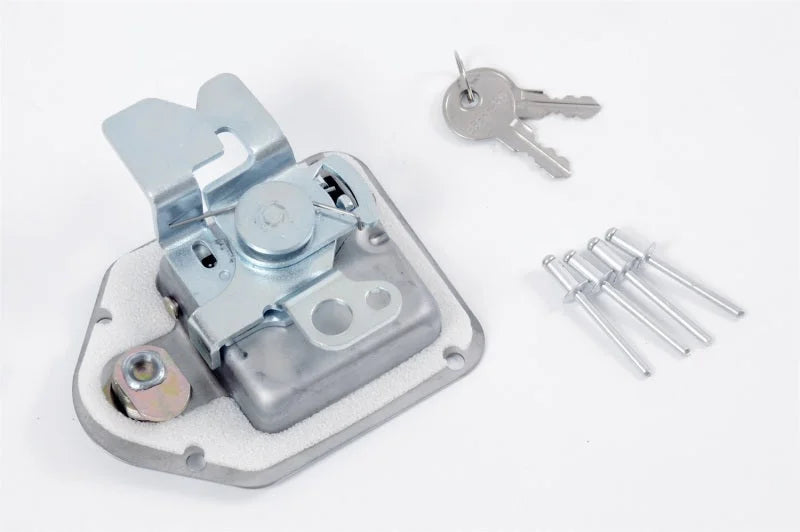 Deezee Universal Tool Box - Service Parts Locking Latch - Back View