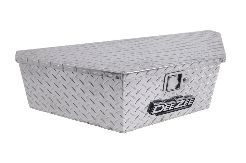Deezee Universal Tool Box - Specialty 45 Degree Triangle BT Alum - Main Product View