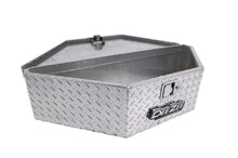 Load image into Gallery viewer, Deezee Universal Tool Box - Specialty 45 Degree Triangle BT Alum - Side View