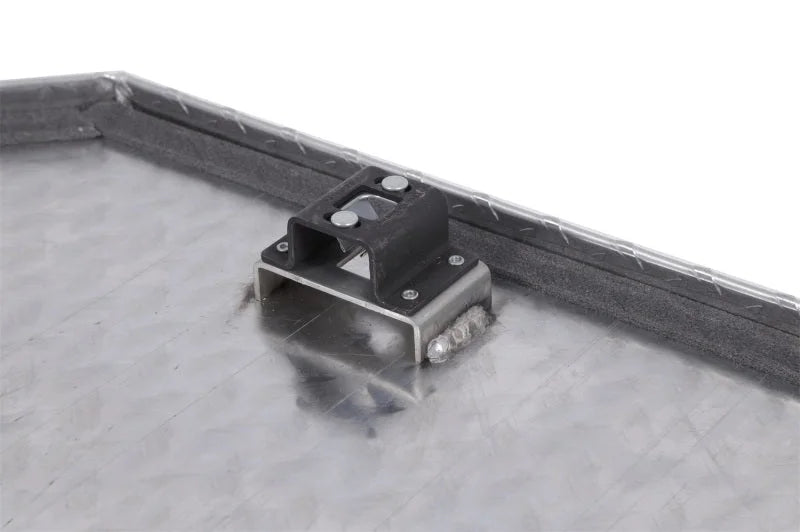 Deezee Universal Tool Box - Specialty 45 Degree Triangle BT Alum - Back View