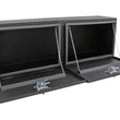 Load image into Gallery viewer, Deezee Universal Tool Box - Specialty 60In Topsider Black BT Alum (Txt Blk) - Back View