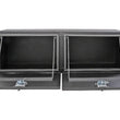 Load image into Gallery viewer, Deezee Universal Tool Box - Specialty 60In Topsider Black BT Alum (Txt Blk) - Installation View