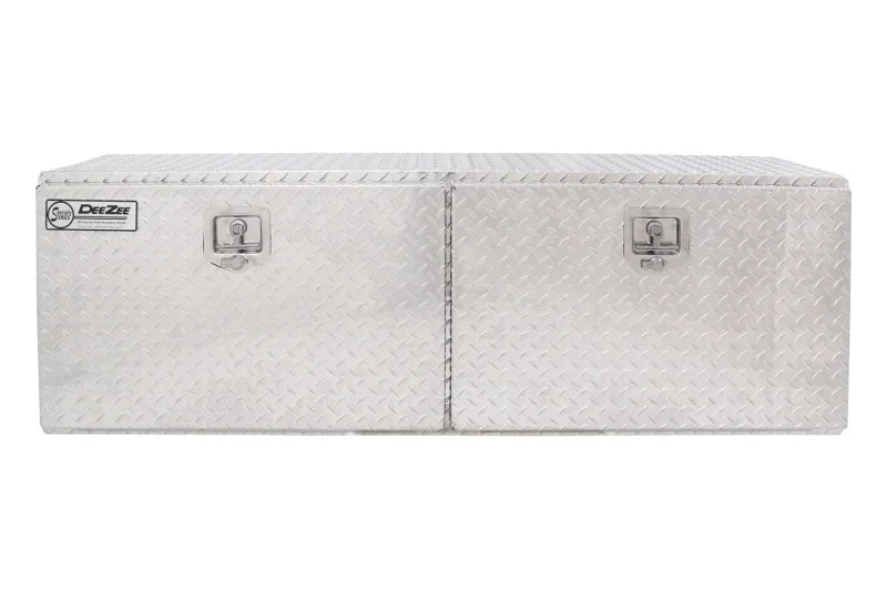 Deezee Universal Tool Box - Specialty 60In Topsider BT Alum - Back View