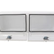 Load image into Gallery viewer, Deezee Universal Tool Box - Specialty 60In Topsider White BT Alum - Back View