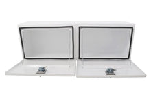 Load image into Gallery viewer, Deezee Universal Tool Box - Specialty 60In Topsider White BT Alum - Back View