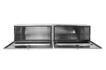 Load image into Gallery viewer, Deezee Universal Tool Box - Specialty 90In Topsider BT Alum (Txt Blk) - Installation View