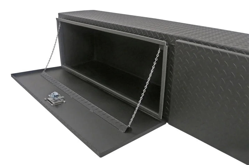 Deezee Universal Tool Box - Specialty 96In Topsider Black BT Alum (Txt Blk) - Installation View
