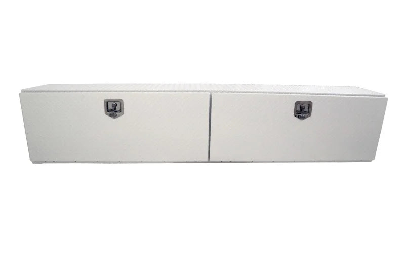 Deezee Universal Tool Box - Specialty 96In Topsider White BT Alum - Main Product View