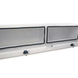 Load image into Gallery viewer, Deezee Universal Tool Box - Specialty 96In Topsider White BT Alum - Side View