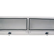 Load image into Gallery viewer, Deezee Universal Tool Box - Specialty 96In Topsider White BT Alum - Back View