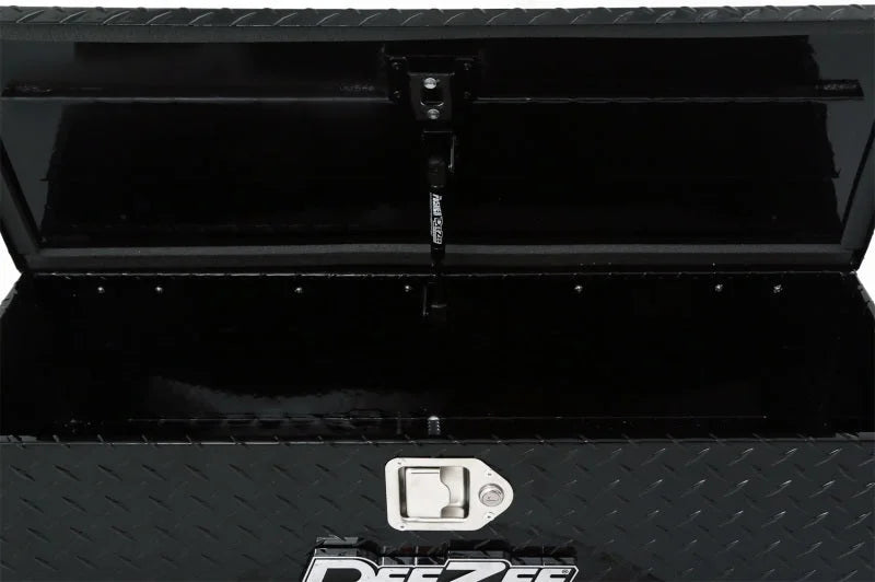 Deezee Universal Tool Box - Specialty Chest Black BT 35InX12InX9In - Back View