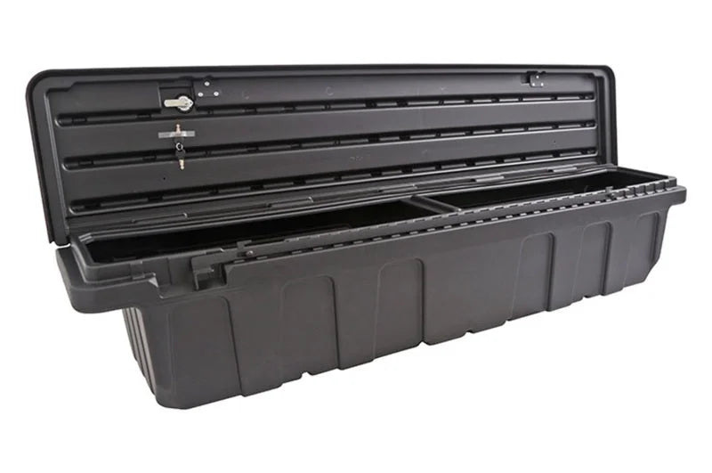 Deezee Universal Tool Box - Specialty Crossover Toolbox Plastic Full Size - Installation View