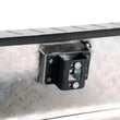 Load image into Gallery viewer, Deezee Universal Tool Box - Specialty Large Triangle BT Alum - Installation View
