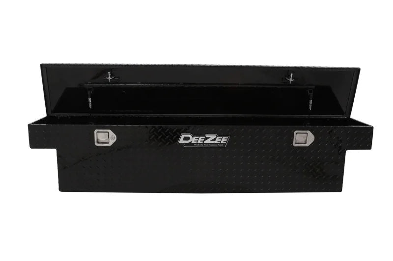 Deezee Universal Tool Box - Specialty Narrow Black BT MID SIZE - Back View