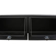 Load image into Gallery viewer, Deezee Universal Tool Box - Specialty Topsider Black BT Alum - Installation View