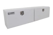 Load image into Gallery viewer, Deezee Universal Tool Box - Specialty Topsider White BT Alum - Side View