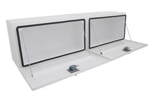 Load image into Gallery viewer, Deezee Universal Tool Box - Specialty Topsider White BT Alum - Detail View