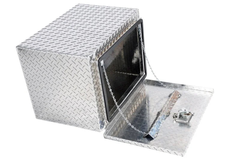 Deezee Universal Tool Box - Specialty Underbed BT Alum 24X18X18 - Side View