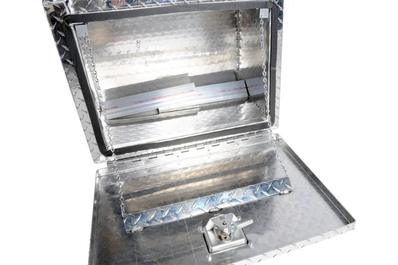 Deezee Universal Tool Box - Specialty Underbed BT Alum 24X18X18 - Back View