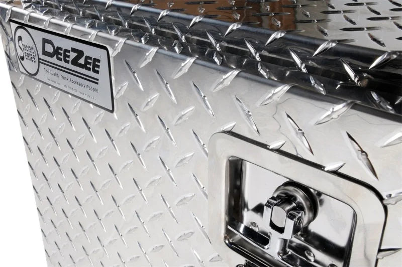 Deezee Universal Tool Box - Specialty Underbed BT Alum 30X20X18 - Back View