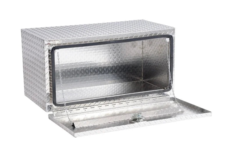Deezee Universal Tool Box - Specialty Underbed BT Alum 48X20X18 - Back View