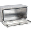 Load image into Gallery viewer, Deezee Universal Tool Box - Specialty Underbed BT Alum 36X20X18 - Side View