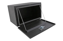 Load image into Gallery viewer, Deezee Universal Tool Box - Specialty Underbed Black BT Alum 30X20X18 (Txt Blk) - Back View