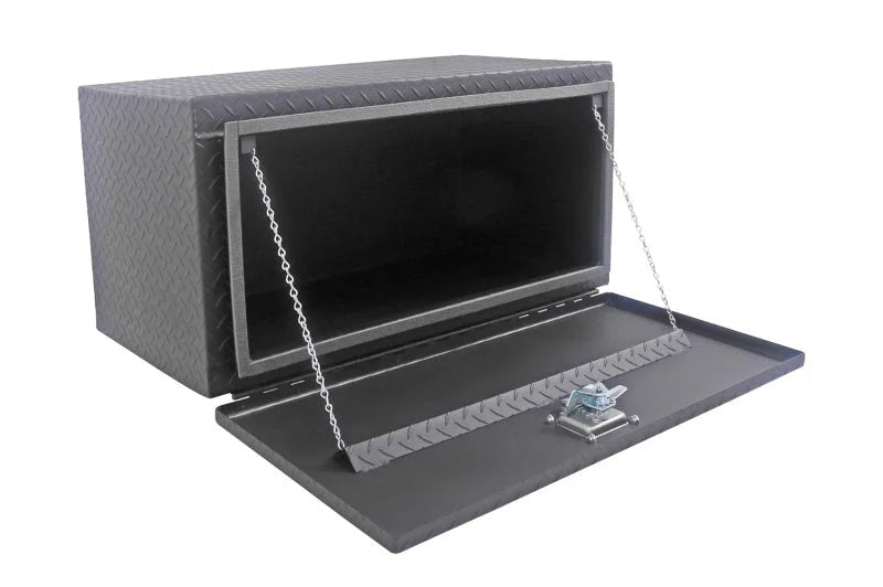 Deezee Universal Tool Box - Specialty Underbed Black BT Alum 36X20X18 (Txt Blk) - Installation View