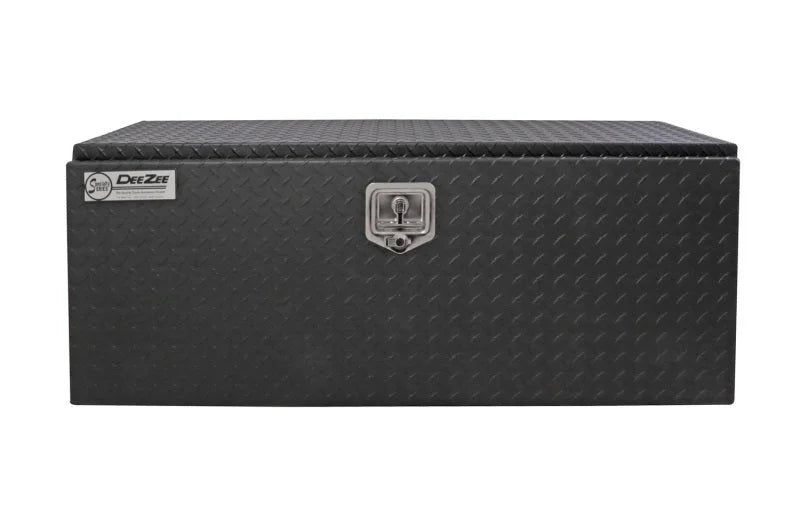 Deezee Universal Tool Box - Specialty Underbed Black BT Alum 48X20X18 (Txt Blk) - Installation View