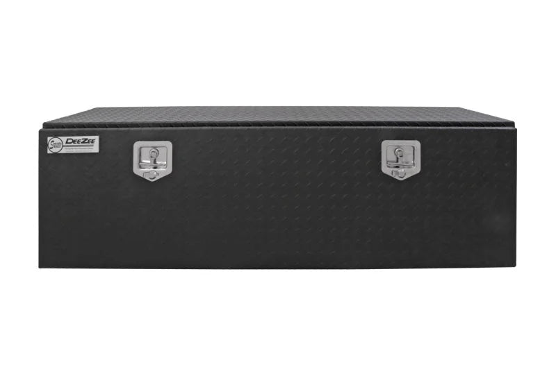 Deezee Universal Tool Box - Specialty Underbed Black BT Alum 60X20X18 (Txt Blk) - Installation View