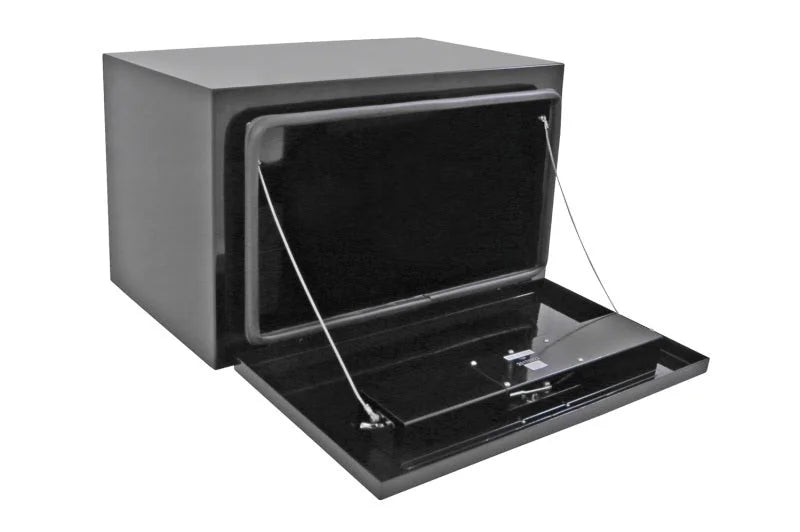 Deezee Universal Tool Box - Specialty Underbed Black BT Alum 24X18X18 (Txt Blk) - Additional View 5