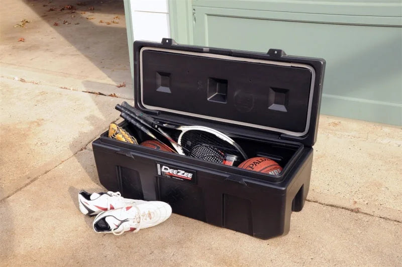 Deezee Universal Tool Box - Specialty Utility Chest Plastic 35In - Side View