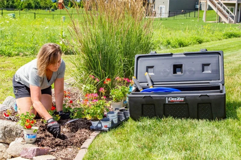Deezee Universal Tool Box - Specialty Utility Chest Plastic 35In - Installation View