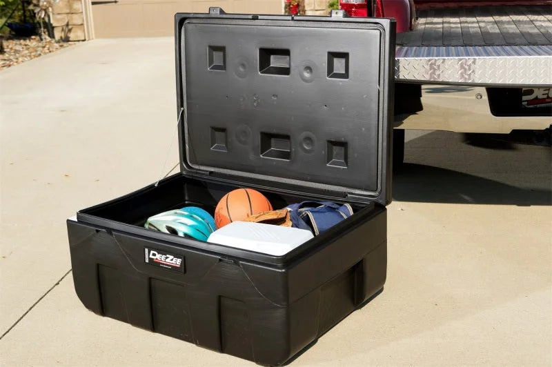 Deezee Universal Tool Box - Specialty Utility Chest Plastic 37In - Back View