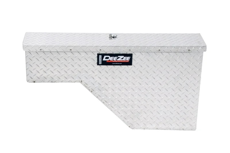 Deezee Universal Tool Box - Specialty Wheel Well BT Alum (Driver Side) - Installation View