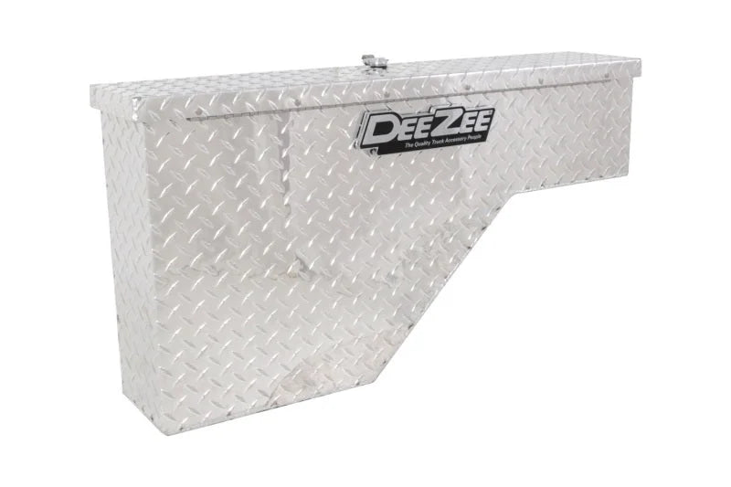 Deezee Universal Tool Box - Specialty Wheel Well BT Alum (Passenger Side) - Main Product View