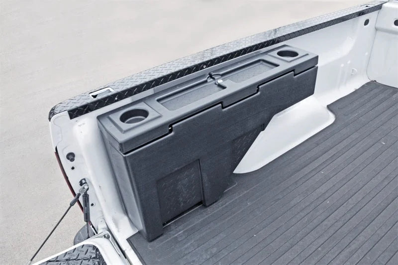Deezee Universal Tool Box - Specialty Wheel Well Poly - Back View