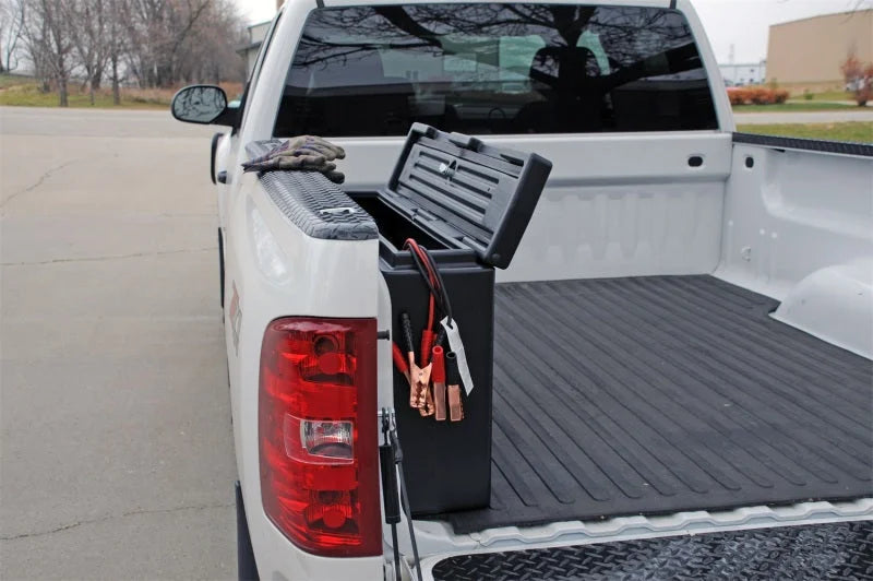 Deezee Universal Tool Box - Specialty Wheel Well Poly - Installation View