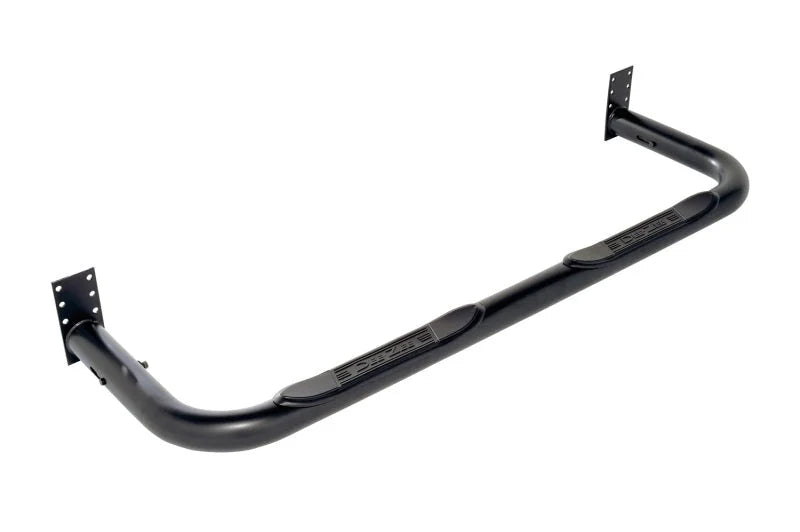 Deezee Universal Tubes - 3In Round Universal - Black Steel RegCab - Main Product View