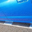 Load image into Gallery viewer, Deezee Universal Tubes - 6In Oval - Black Tread Aluminum (CrewCab) - Side View