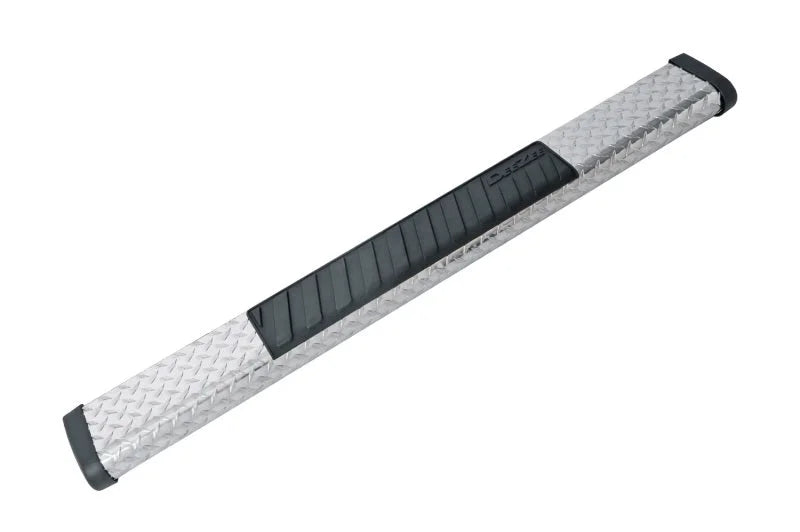 Deezee Universal Tubes - 6In Oval - Brite Tread Aluminum (CrewCab) - Main Product View