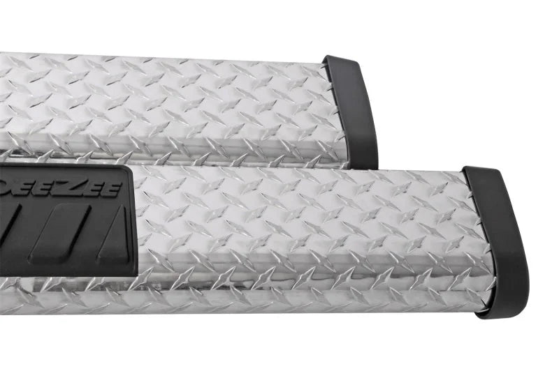 Deezee Universal Tubes - 6In Oval - Brite Tread Aluminum (RegCab) - Additional View 10